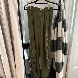 Showpo Olive Wide Leg Pants